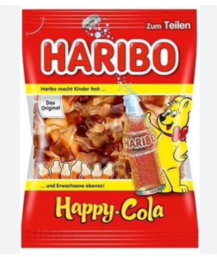 Haribo Happy Cola Mini Pack 10 ks x 10 g želé fazuľky z Nemecka DARČEKOVÉ balenie