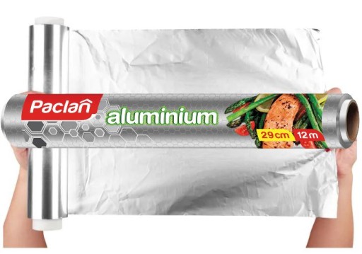 Hrubá hliníková fólia PACLAN, 12 metrov, razená