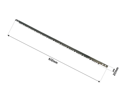 Náhradný pílový list pre oblúkovú pílu z uhlíkovej ocele 609,6 mm