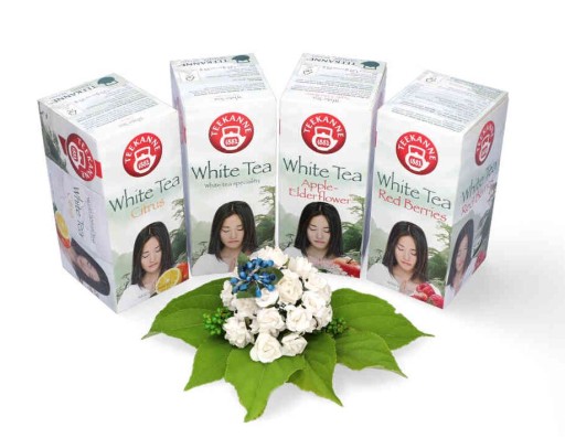 Teekanne expresný biely čaj WHITE TEA Jablko Čierna baza 20TB