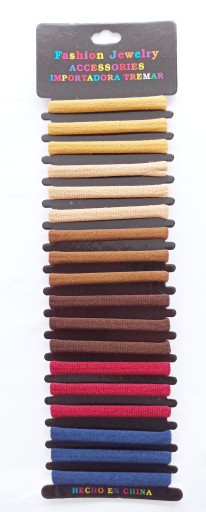 DETSKÉ VLASOVÉ GUMY, PRIEMER 4,5 CM, SADA STRAŠNÝCH GUMÍN PRE DETI x18