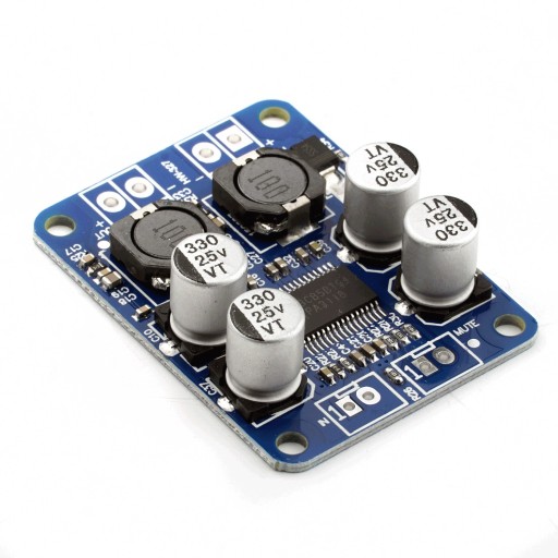 Výkon audio zosilňovača 60W mono TPA3118 12-24V