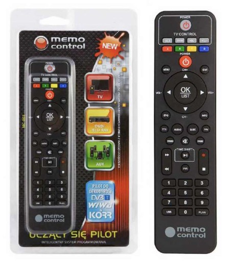 MEMO REMOTE pre WIWA h265 lite mini maxx MINI LED dvb-t2 tuner a KORR tuner