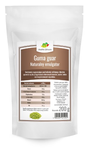 GUAROVÁ GUMA, prírodná, čistá VLÁKNINA 200g