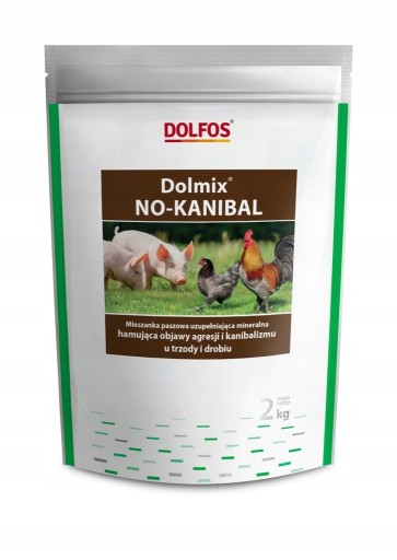 Dolmix NO-KANIBAL 2kg agresia kanibalizmus hydina