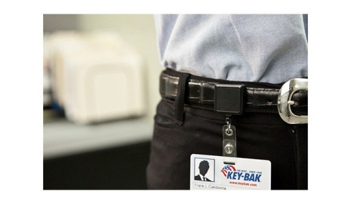 KEY-BAK Retract-A-Badge ID Square with Clip