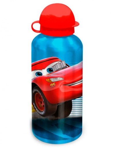 Hliníková fľaša na vodu, detská fľaša KIDS Euroswan AUTA Cars 500 ml