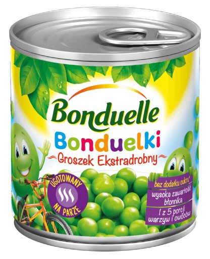 BONDUELLE Bonduelki extra jemný hrášok 160g