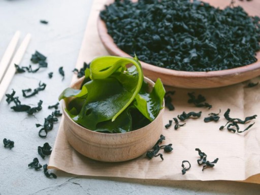 Sušené riasy WAKAME Morské riasy Cut Algae 100 g