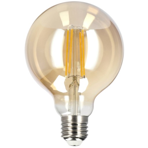 Dekoratívna LED žiarovka E27 G95 GOLD 7W 2700K teplá 710lm EDO