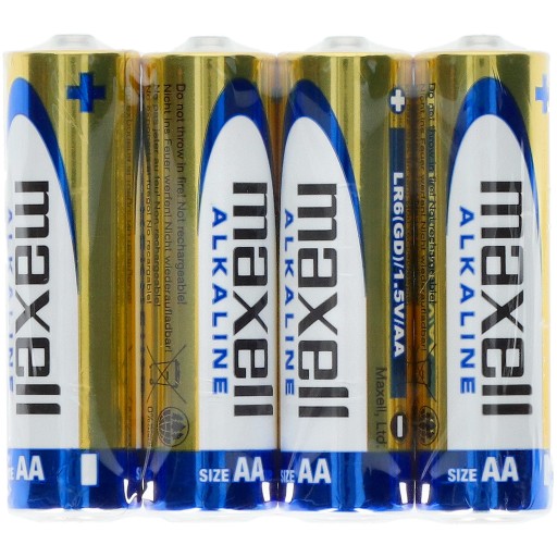 MAXELL 1,5V LR6 AA alkalické batérie 4 ks