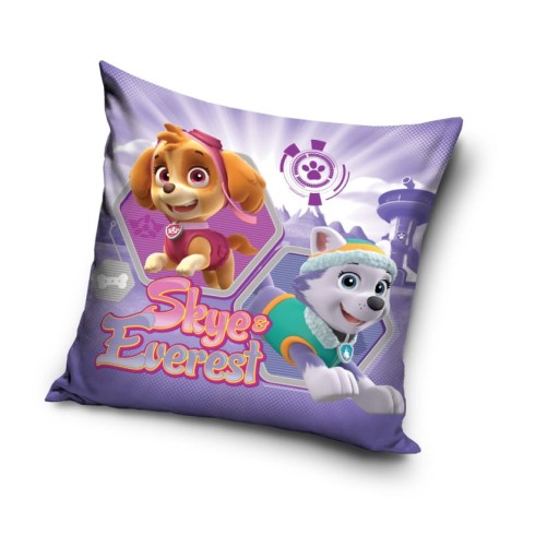 Licencovaná obliečka na vankúš 40x40cm PAW PATROL SKYE&EVEREST