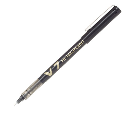 PILOT Hi-Tec V5 guľôčkové pero, ČIERNA