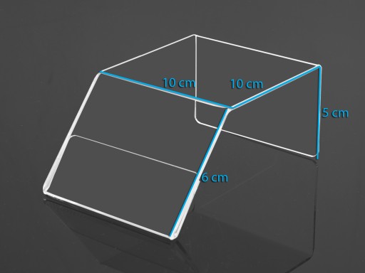 PLEXI STOJAN NA ŠPERKY, KAMEŇ 10cm