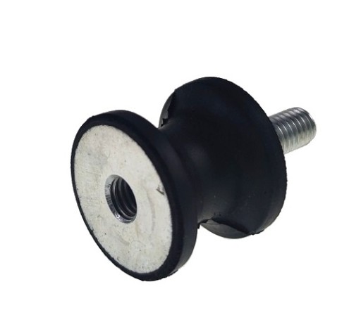 Vibroizolátor na mieru TB 30X25-18 M8X20 Mäkká guma 45 ShA