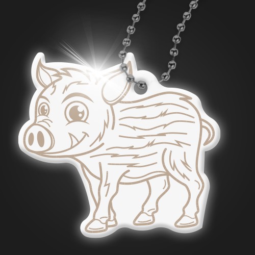 PRÍvesok na kľúče REFLEXNÝ PRÍVESEK BOAR