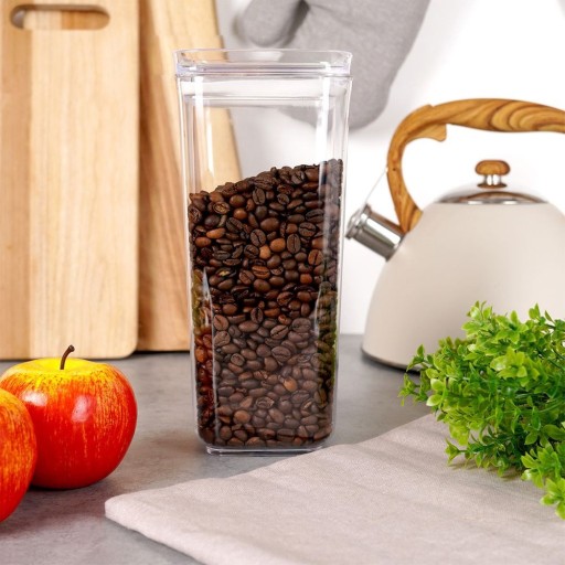 Kuchynská nádoba na sypké produkty, potraviny, kávu, cukor, soľ, cestoviny, 1,7L
