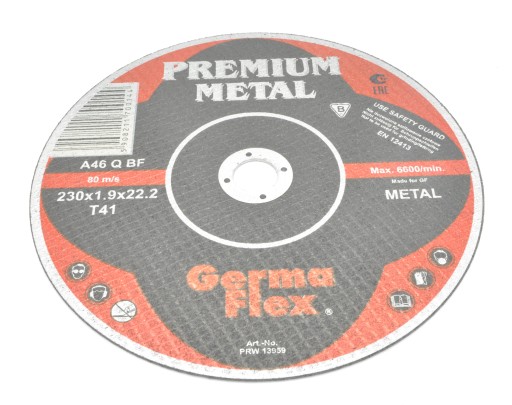 Germa Flex Premium Metal PRW 13959 rezací kotúč na kov 230x22,2x1,9 mm