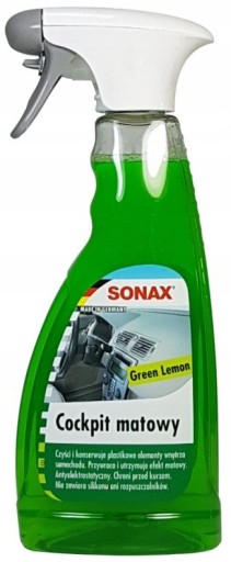 SONAX KOKPIT Kokpit matný CITRÓN 500ML
