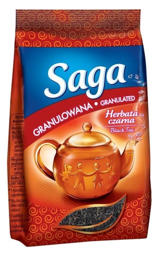 Saga Čierny čaj granulovaný 90g