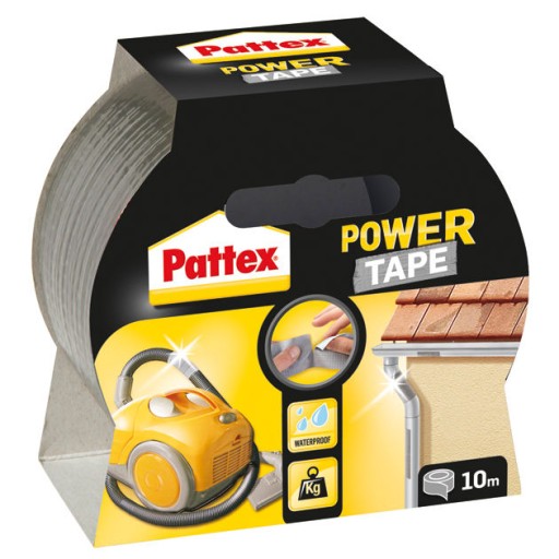 PATTEX POWER TYPE PÁSKA STRIEBORNÁ VYZTUŽENÁ 48mm X 10m