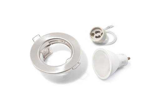 HALOGEN LIGHT SATIN + LED 7W + GU10 SET