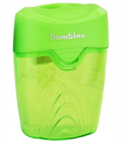 Plastový orezávač BAMBINO s 2-otvorovou nádobou