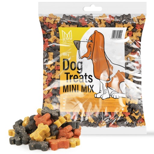 MÄSOVÉ TRENÉRKY ZMLUVA PRE PSIU ODMENU MERSJO MINI MIX 500g