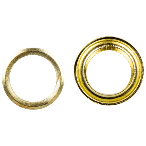 14mm koženkové očká na banner s lemovaním, sada 33 ks.