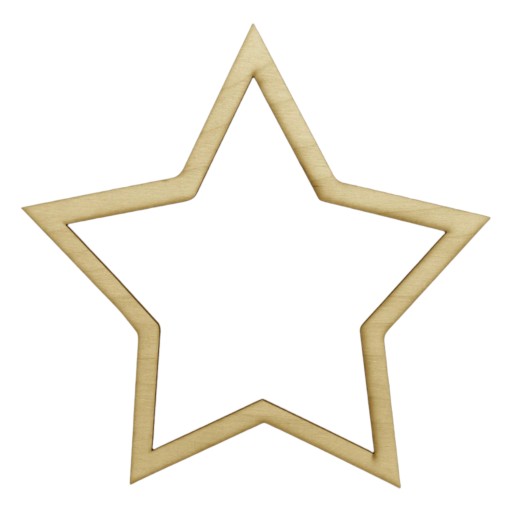 Star Ring Base Lapač snov Macrame 20 cm 1 ks