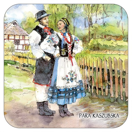 KAŠUBSKÝ KORKOVÝ TANIER, KAŠUBSKÝ PÁR, ĽUDOVÁ KOLEKCIA