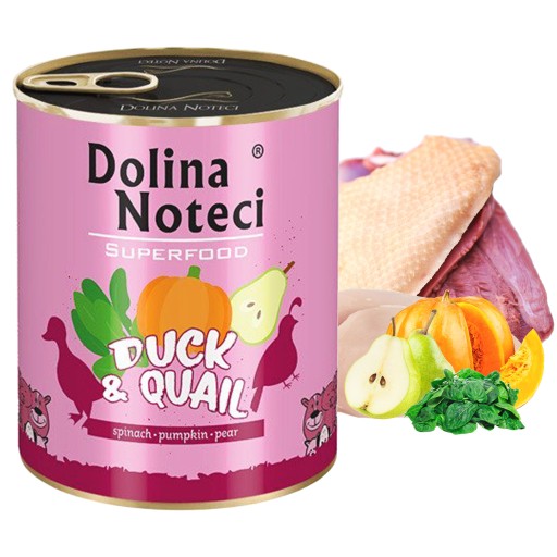 DOLINA NOTECI SUPERFOOD Krmivo pre psov Kačica 800g