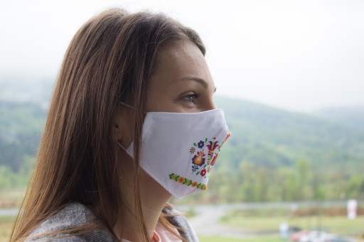 Bavlnená streetwearová maska, 2-vrstvová