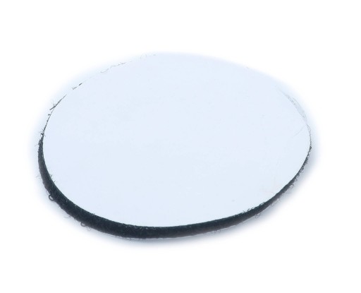 Suchý zips, samolepiaca sada, okrúhly kruh 6cm, 6 párov