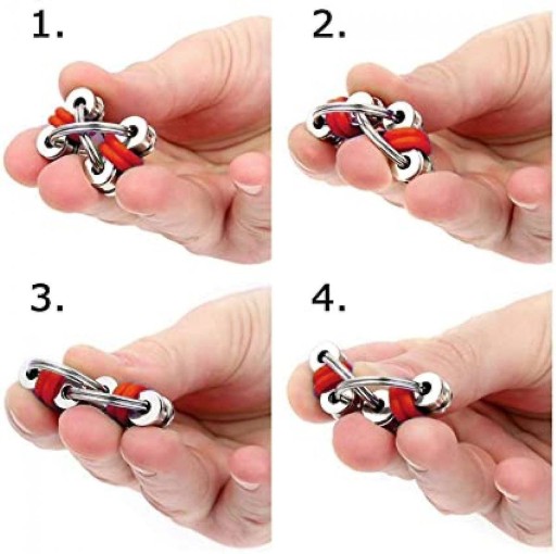 Antistresová fidget retiazka FLIPPY CHAIN RINGS