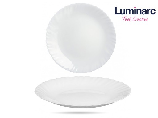 Feston tanier 23 cm biely LUMINARC