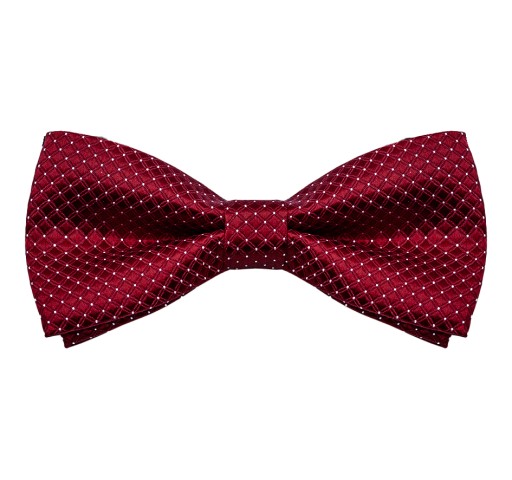 Pánsky motýlik červenej farby, elegantný motýlik v krabičke