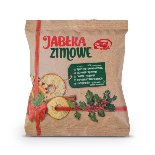 Chrumkavé prírodné jablká s pomarančovou pikantnou príchuťou 18g