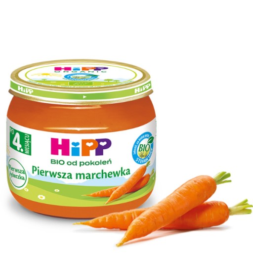 HiPP BIO Prvá mrkvička po 4. mesiaci 80 g
