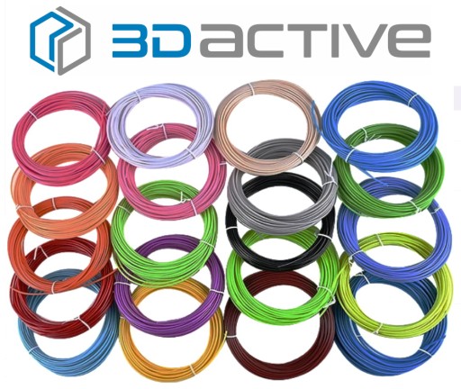 NÁPLNE 3D PERÁ PRE DETI PLA FILAMENT 3D PERÁ 60 M ŠTARTOVACÍ SADA