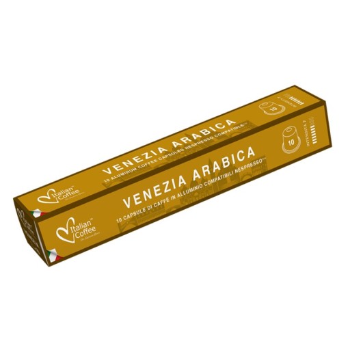 Hliníkové kapsuly Nespresso Talianske kávy Venezia Arabica x10