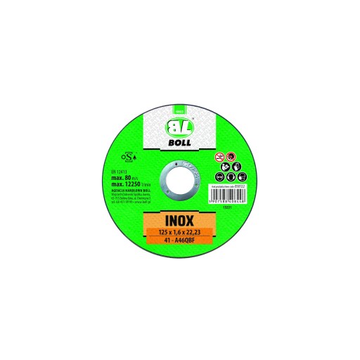 INOX REZNÉ KOTOUČE 41-125MM X 1,6MM 050122 BOLL