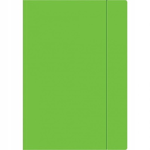 Zložka INTERDRUK s gumičkou A4 FLUO GREEN