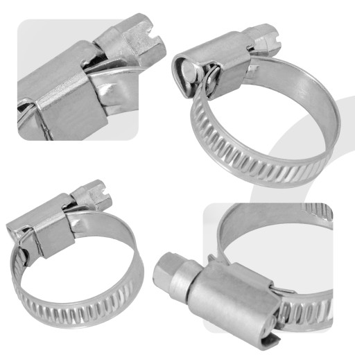 Šneková svorka CLAMP CLAMP 16-27 mm Kov Oceľ TWISTED Svorka