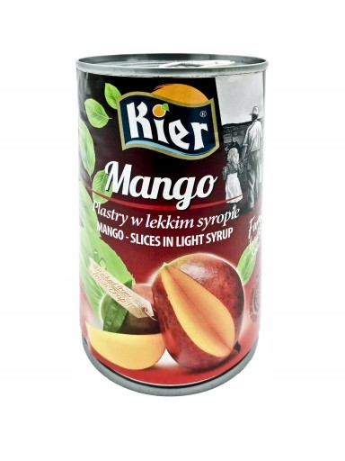 MANGO PLEKY V SVETKOM SIRUPE 425G KONZ
