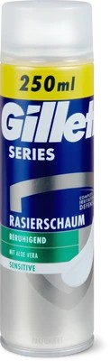 GILLETTE SERIES ALOE VERA SENSITIVE FOAM 250ml