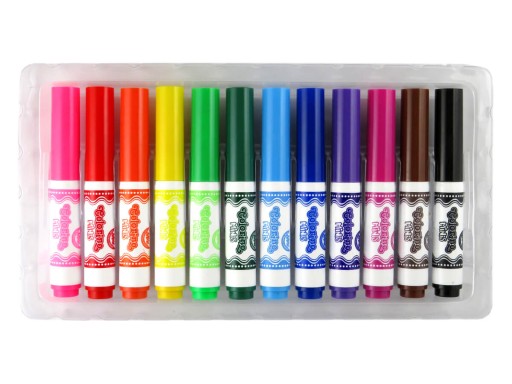 Colorino MINI umývateľné fixky 12 FAREB