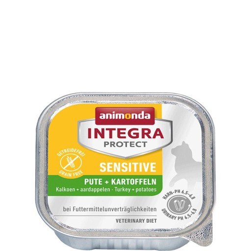 ANIMONDA INTEGRA Mokré krmivo pre mačky Sensitive Morčacie zemiaky 100g