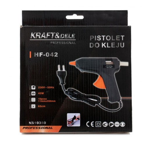 Kraft&Dele horúca lepiaca pištoľ 7 kaziet 20W 70 °C