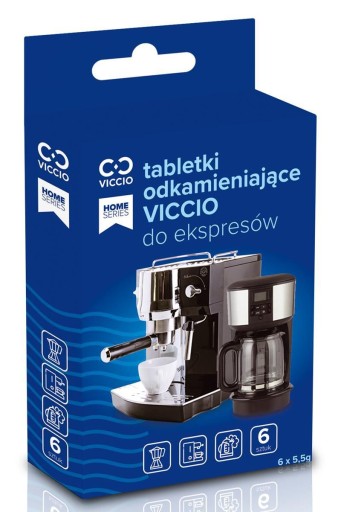 VICCIO Tablety na odstraňovanie vodného kameňa do kávovarov, 6 ks.